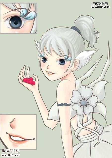 photoshop 鼠绘可爱的森林卡通精灵