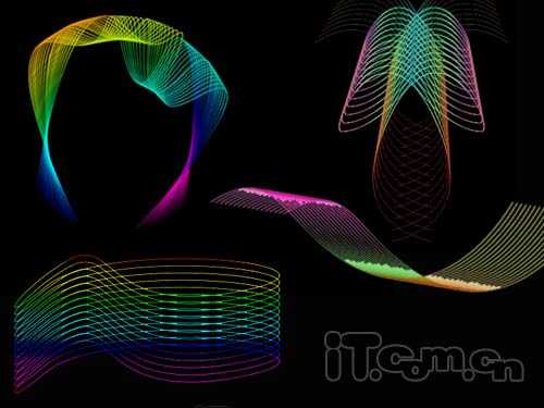 Photoshop简单打造魔幻曲线
