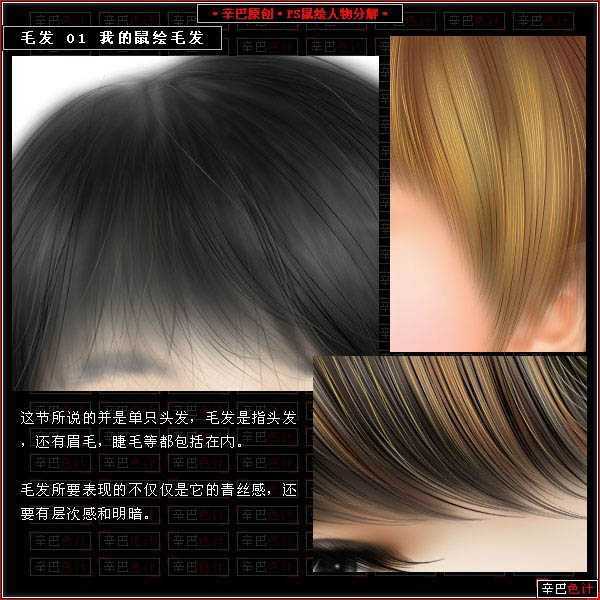 photoshop 利用路径和画笔制作飘逸自然的发丝