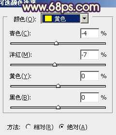 Photoshop 为草地人物图片增加淡雅的蓝褐色效果