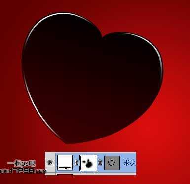 photoshop设计制作出2012情人节红色心形壁纸