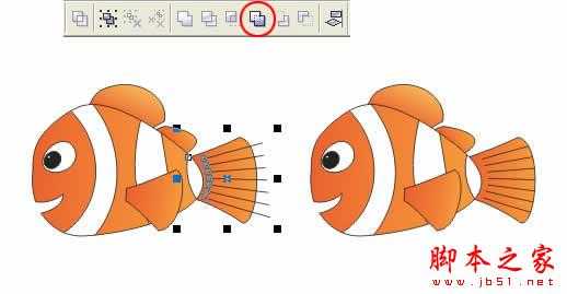 Coreldraw绘制海底总动员之小鱼Nemo