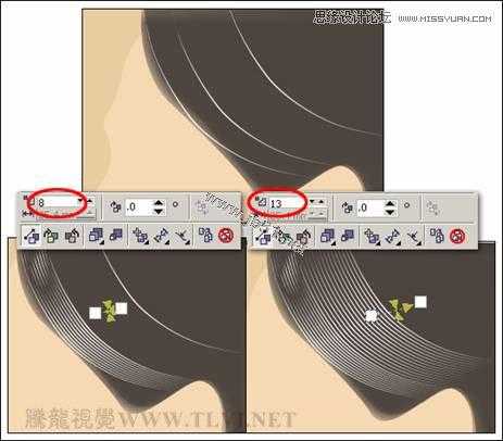 CorelDRAW(CDR)设计绘制美女诉衷情工笔画实例教程