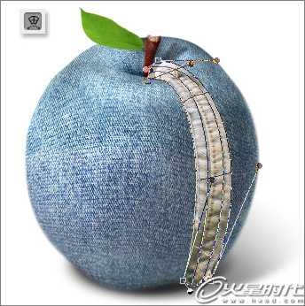 Photoshop合成打造出牛仔裤苹果教程