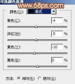 Photoshop将树林人物调制出柔和的秋季橙褐色