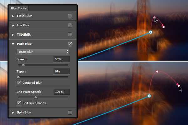 PS CC 2014版最新功能:路径模糊和旋转模糊详解(图文教程)