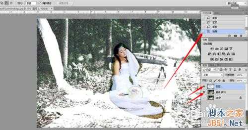 PS给没有下雪的图片加上下雪的效果教程