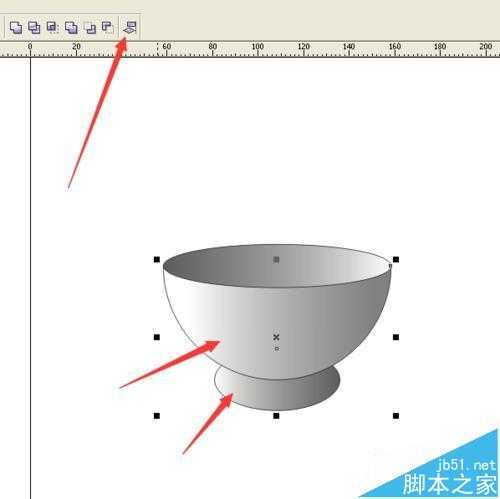 CorelDRAW怎么画一个素描的碗?  cdr素描碗的绘图方法