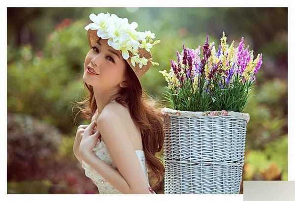 PS调出清新通透的美女写真后期调色教程