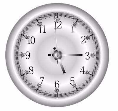 cdr怎么绘制一款逼真立体钟表?