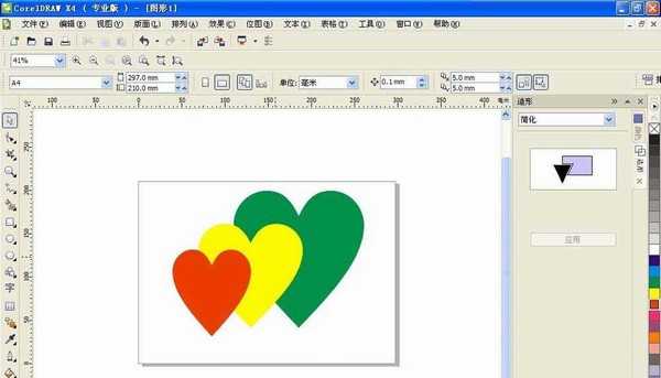 cdr怎么处理图形? cdr美化图片的教程