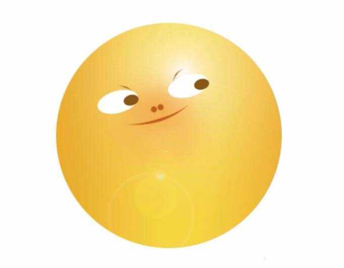 PS怎么画一个鄙视翻白眼的小表情?