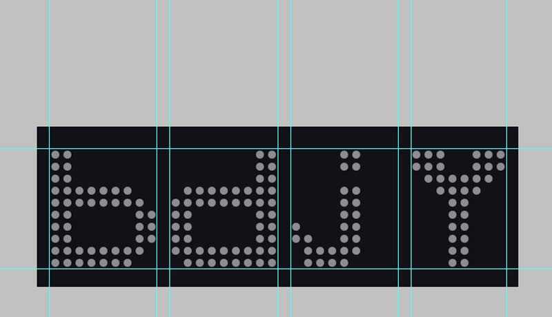 ps怎么制作led灯文字滚动的动画效果?