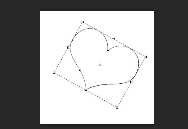 ps怎么制作心形排列的文字效果?