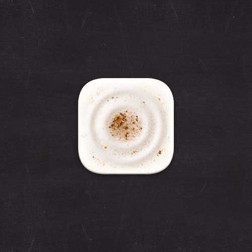 PS怎么设计一个咖啡泡沫效果的图标?