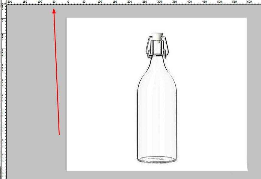 PS图片中玻璃瓶怎么标注尺寸?