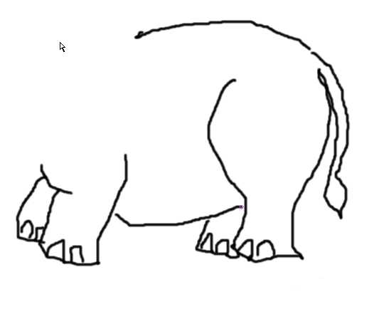 fireworks怎么画大象? fw刷子工具画大象的教程