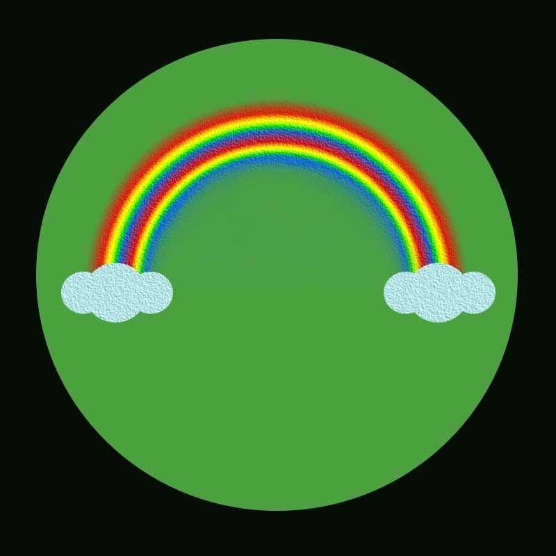 ps怎么设计漂亮的彩虹小图标?