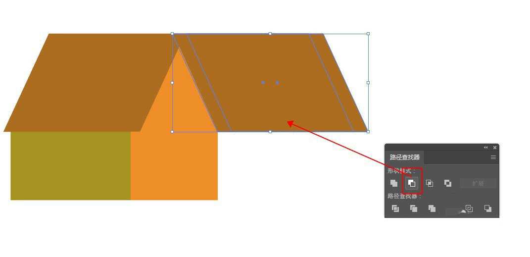 ai怎么手绘林间小屋插画? ai森林小屋插画的画法