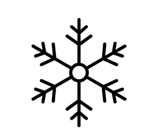 ai怎么设计圆形的雪花图标? ai雪花矢量logo的画法